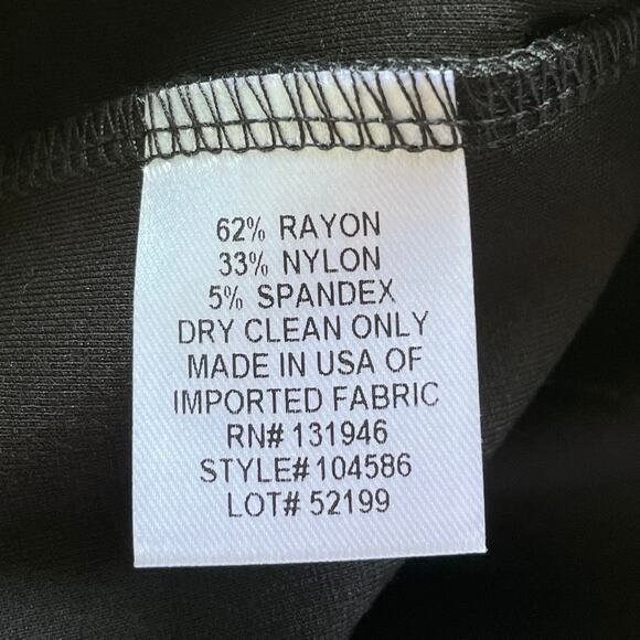 Jude Connally Piper Sleeveless Shift Dress Mock Neck Black Size Medium NWT - Picture 8 of 9